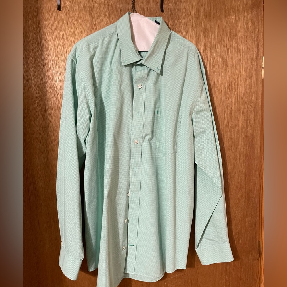 IZOD Green XL Casual Dress Shirt